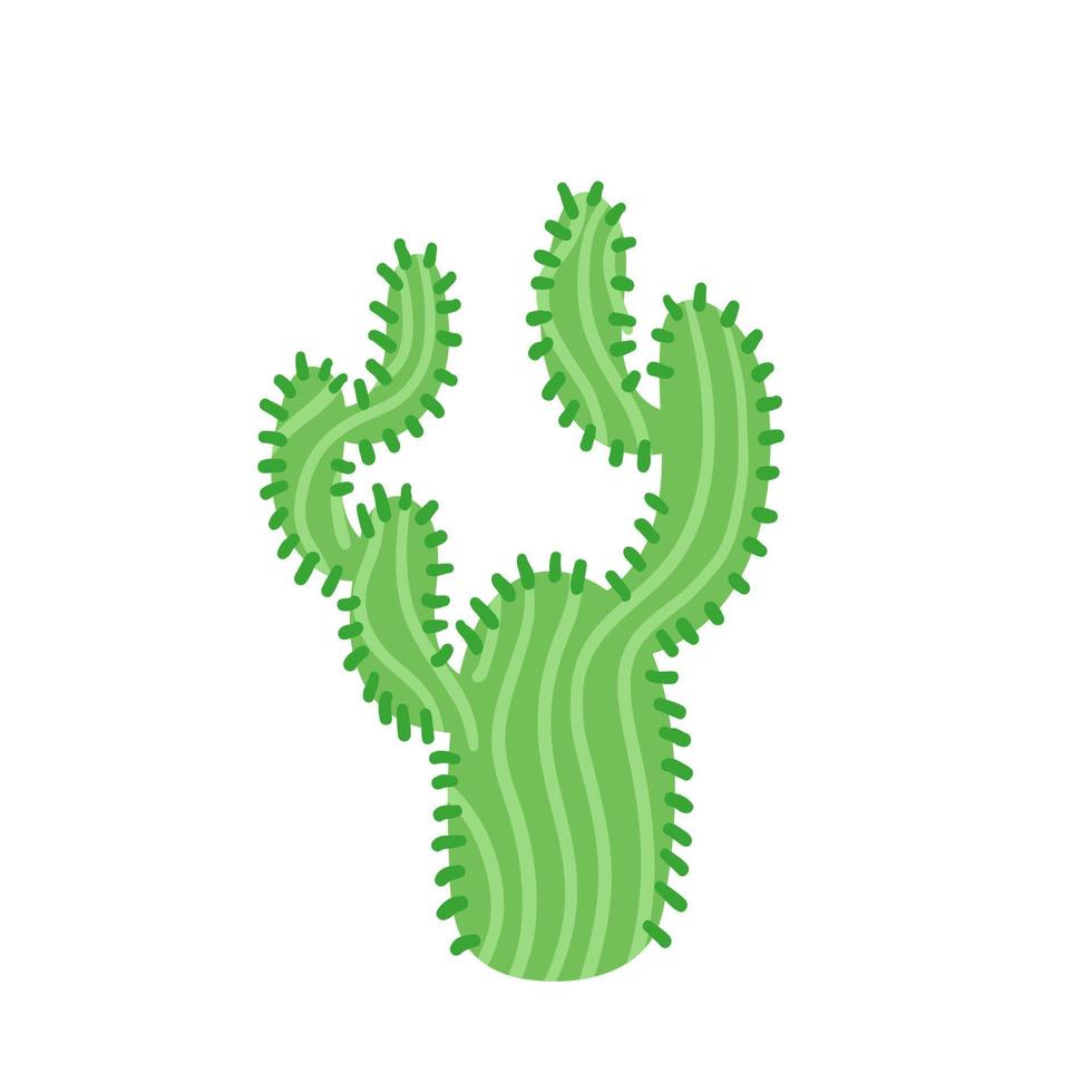 ícone de vetor de cacto. sinal de ilustração de cacto. símbolo ou logotipo do deserto.