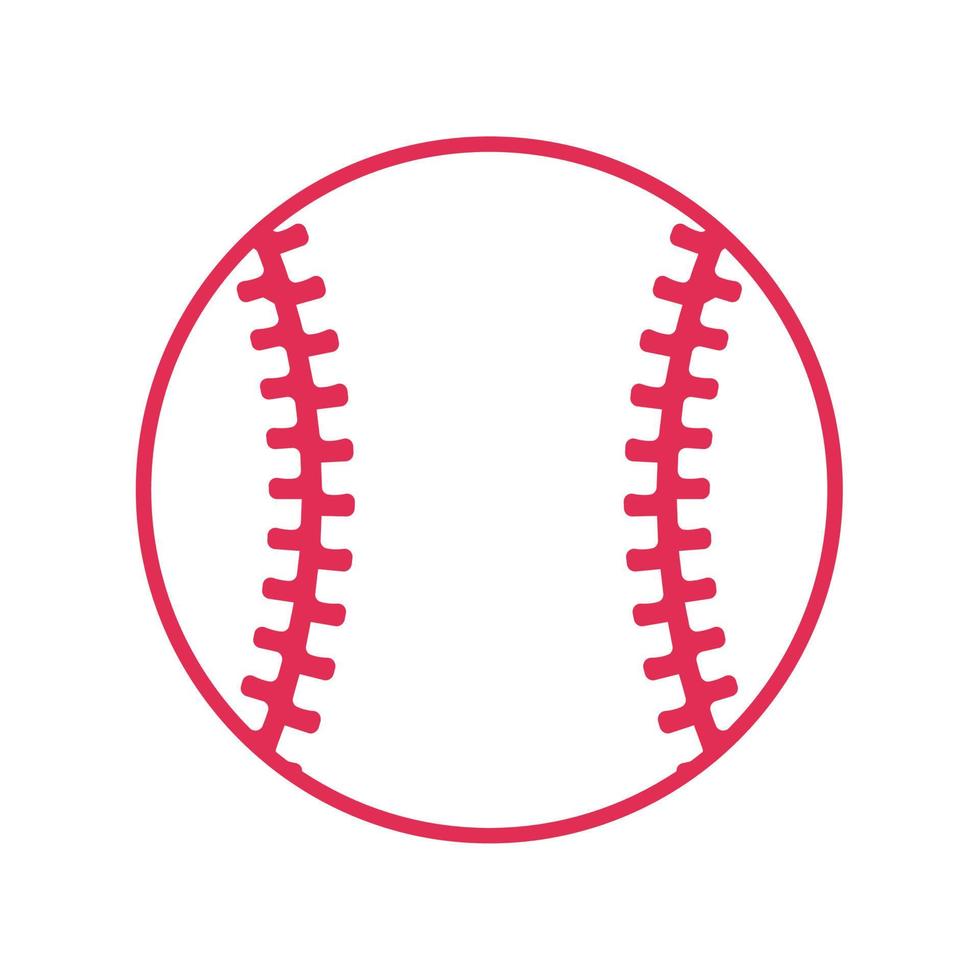 vermelho beisebol ponto popular ao ar livre esportivo eventos vetor