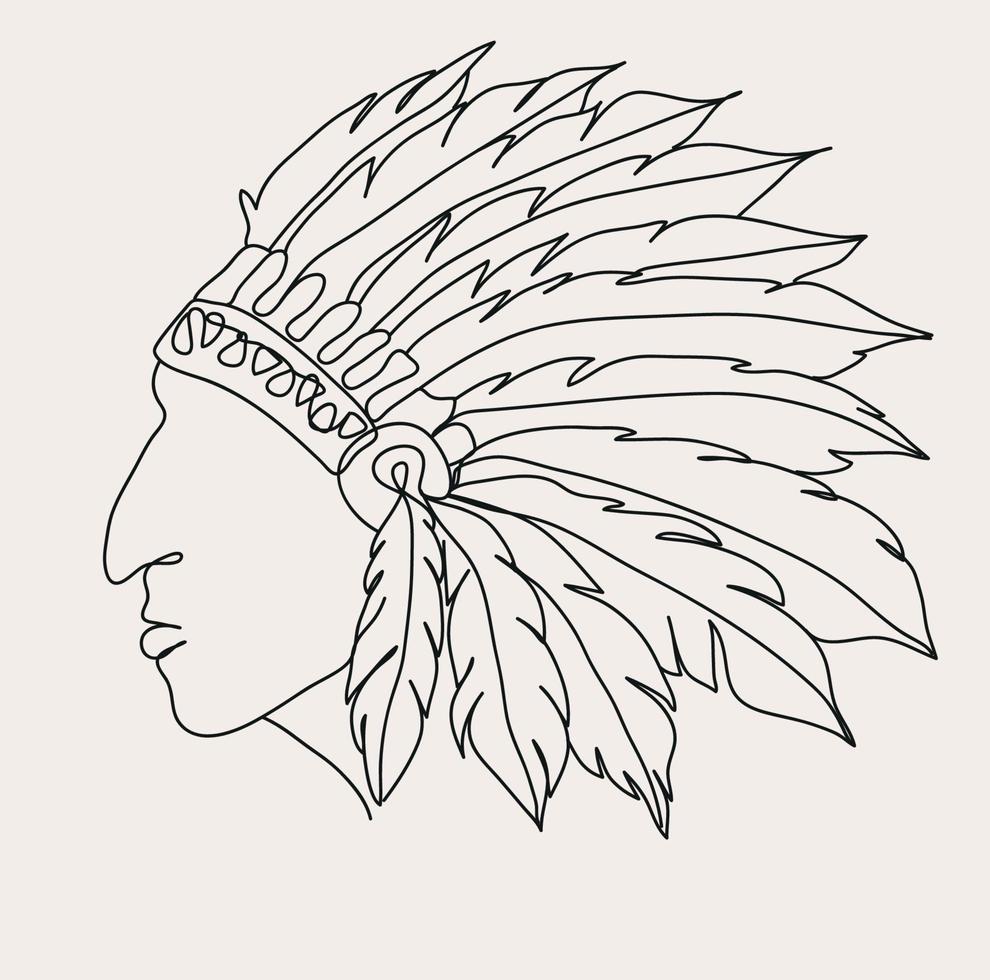 minimalista americano nativo linha arte, simples sudoeste esboço, barraca esboço desenho, cultura indígena vetor