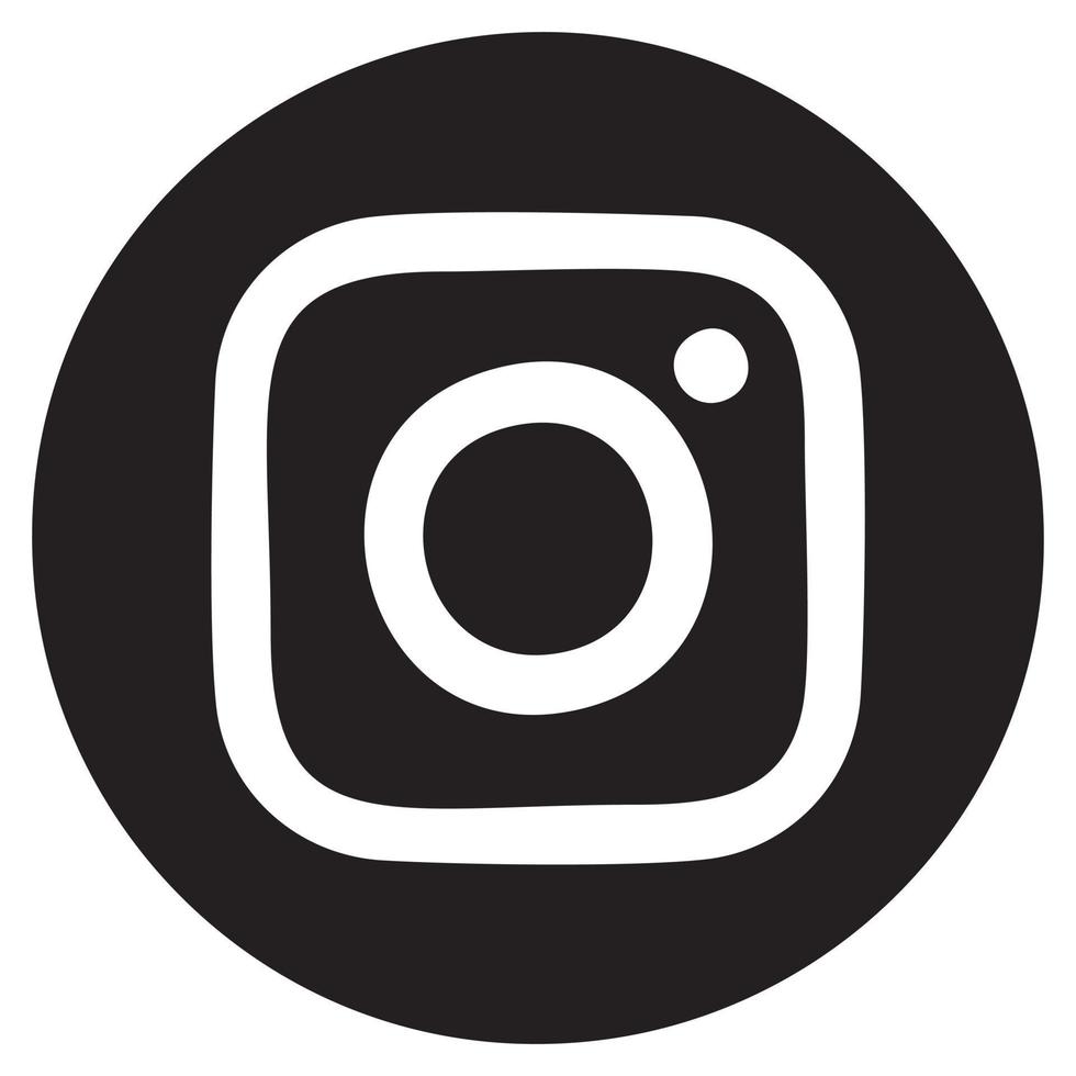 ícone meios de comunicação social Instagram vetor