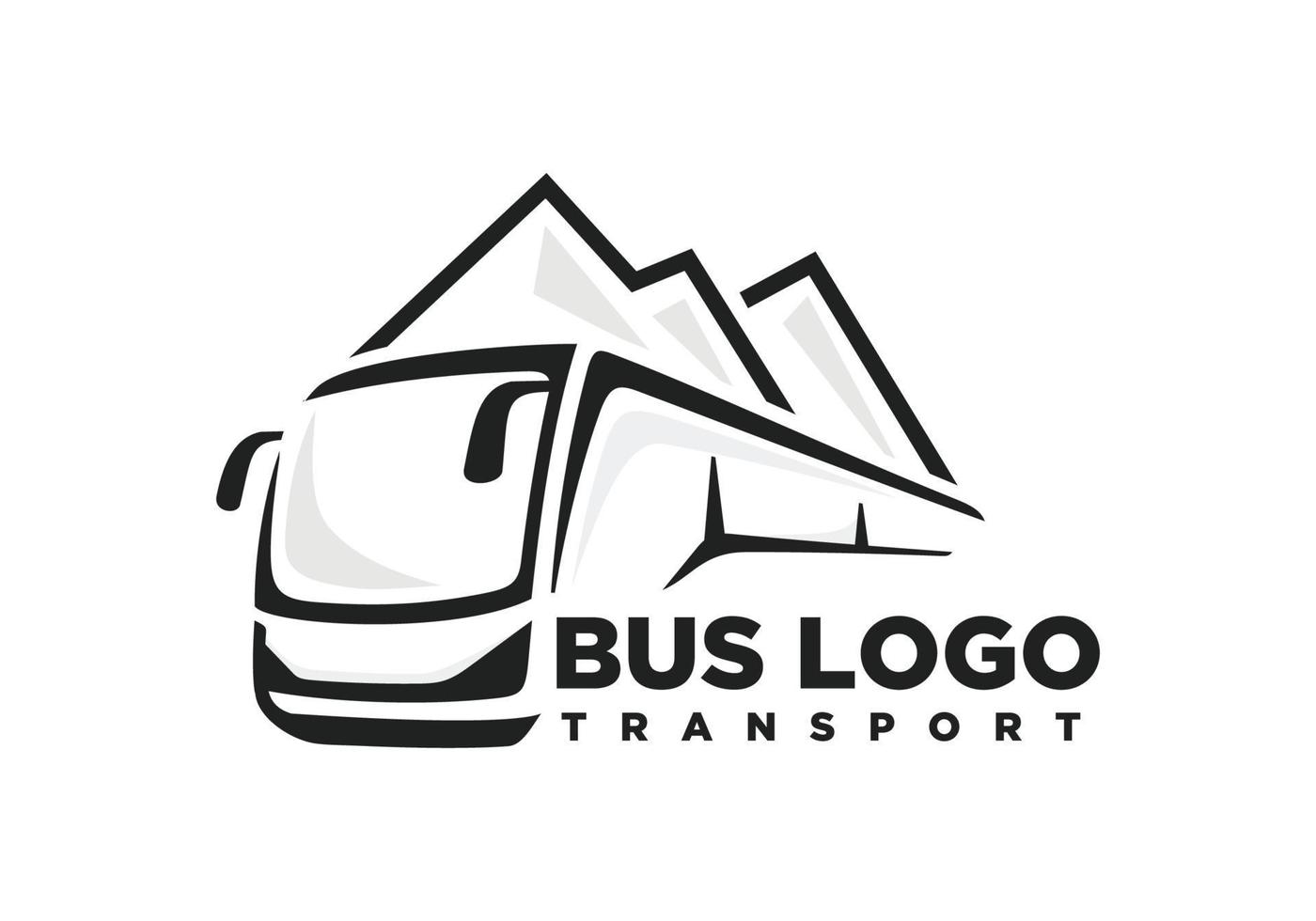 ônibus. viagem ônibus logotipo Projeto vetor