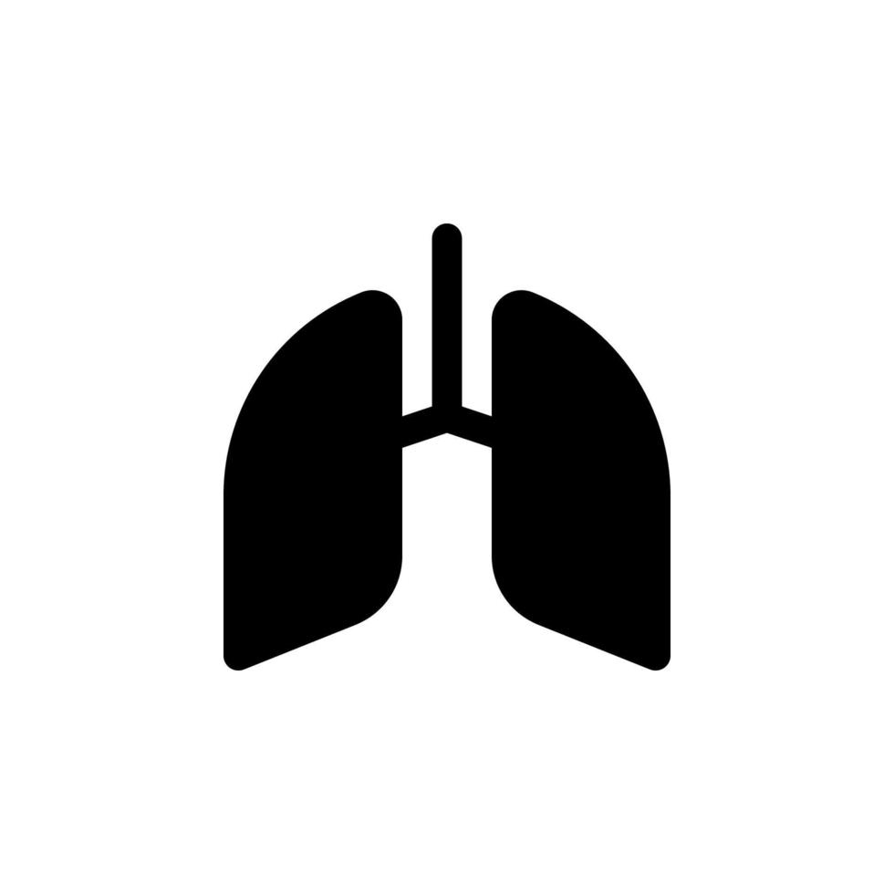 humano pulmão ícone vetor para qualquer finalidades