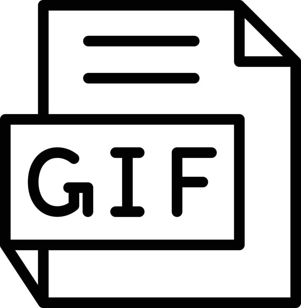 vetor Projeto gif ícone estilo