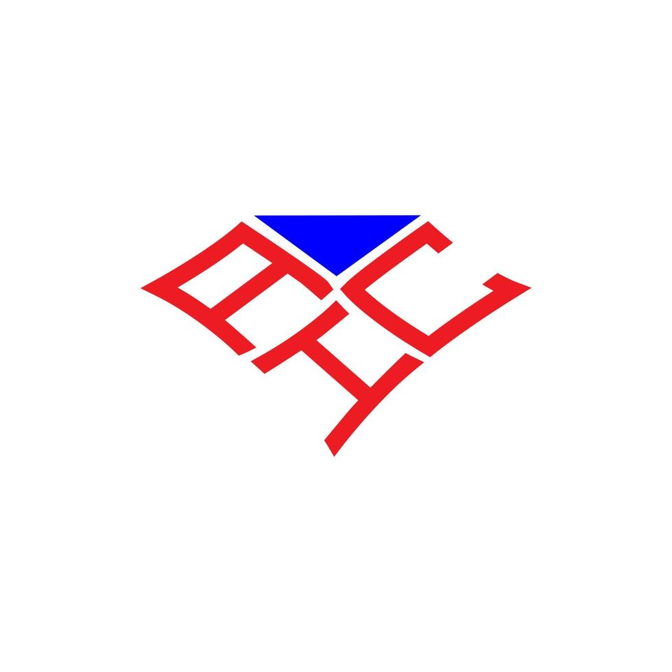 design criativo do logotipo da carta aic com gráfico vetorial, logotipo simples e moderno da aic. vetor