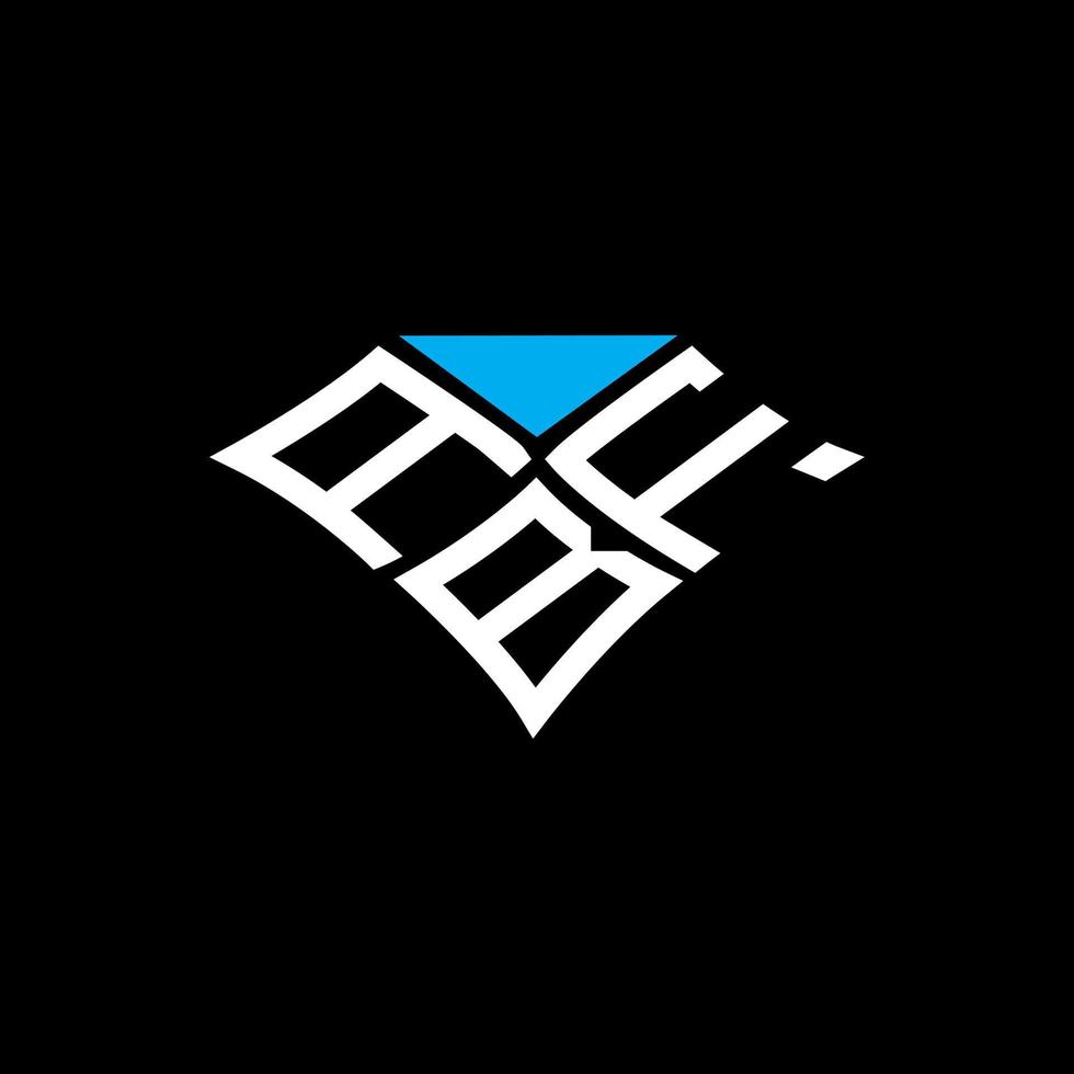 design criativo do logotipo da carta abf com gráfico vetorial, logotipo simples e moderno abf. vetor