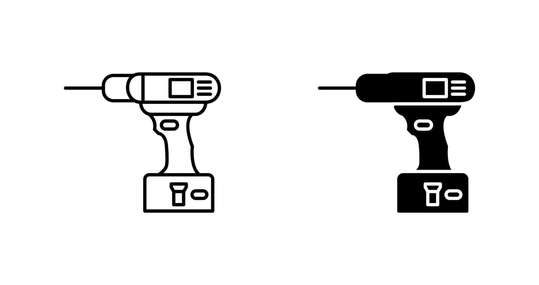 ícone de vetor de máquina de perfuração