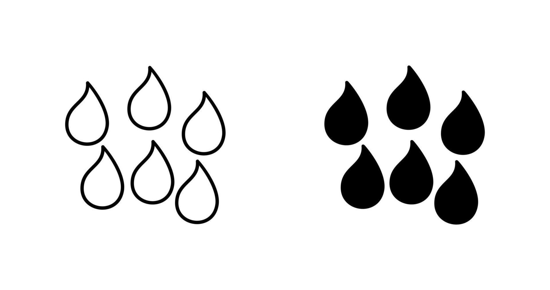 ícone de vetor de umidade