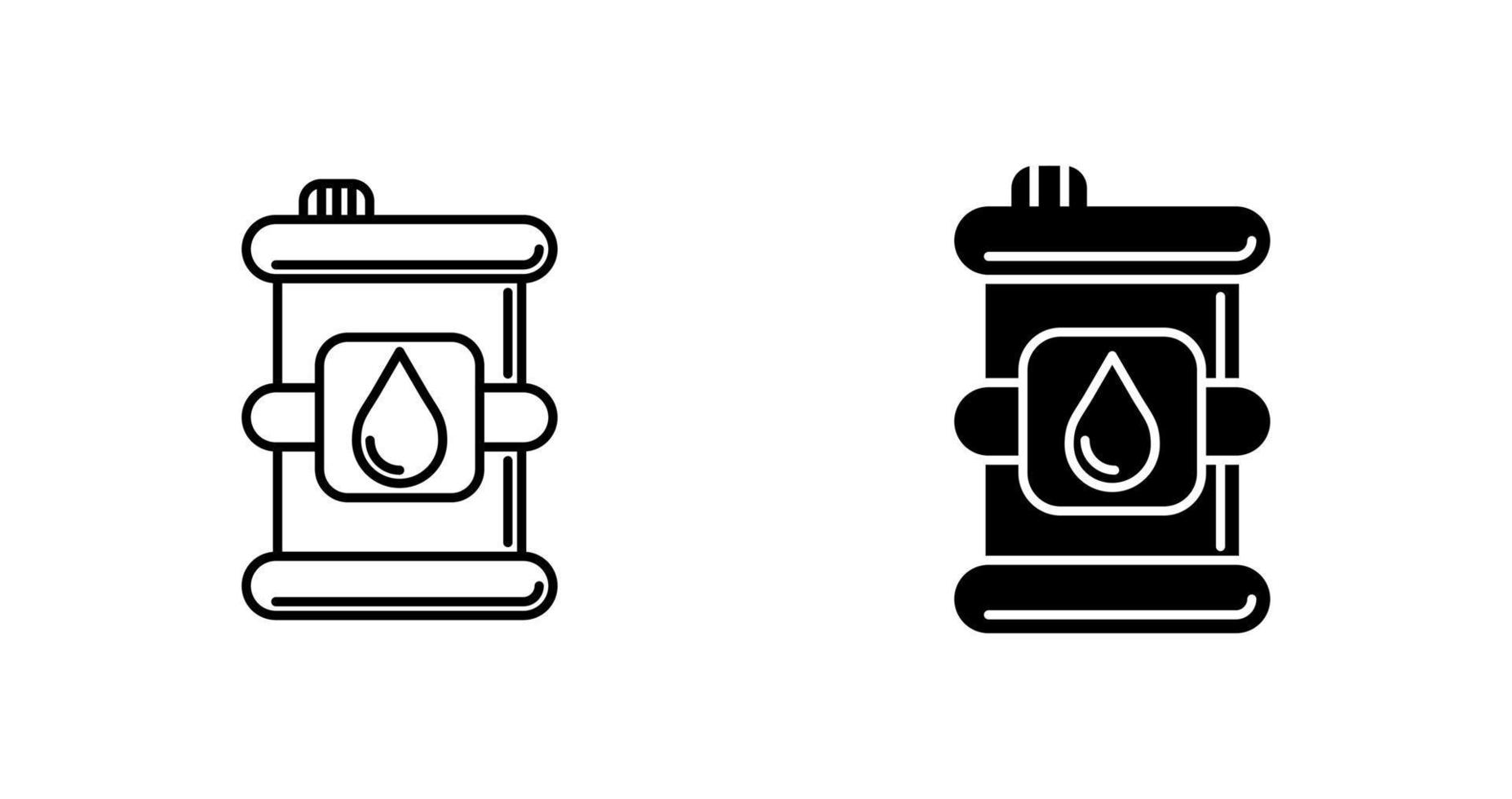 ícone de vetor de barril de petróleo