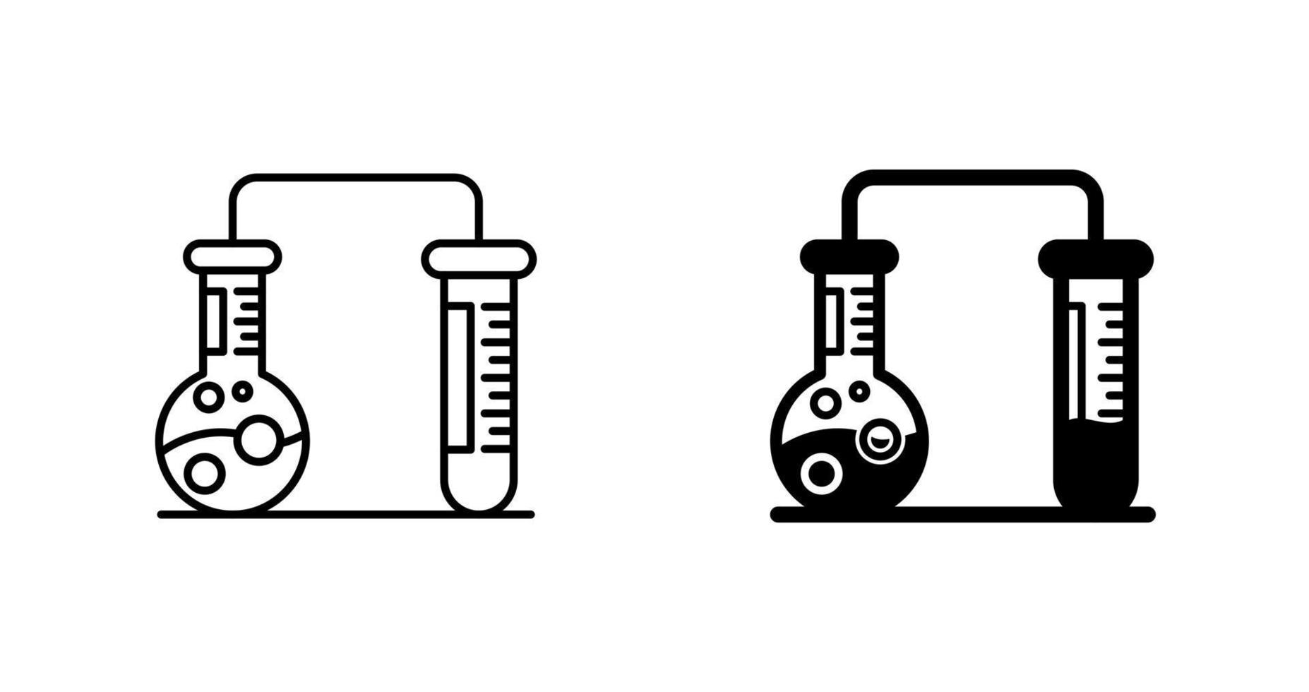 ícone de vetor de experimento