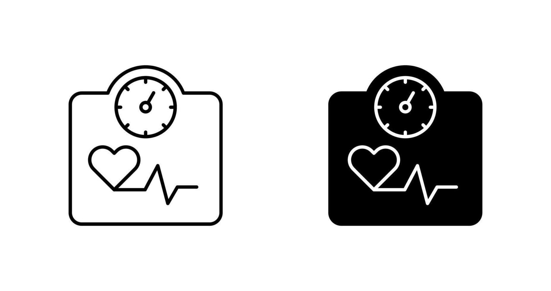 ícone de vetor de pressão arterial
