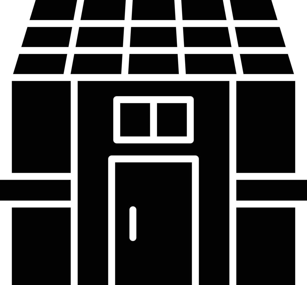 vetor Projeto solar casa ícone estilo