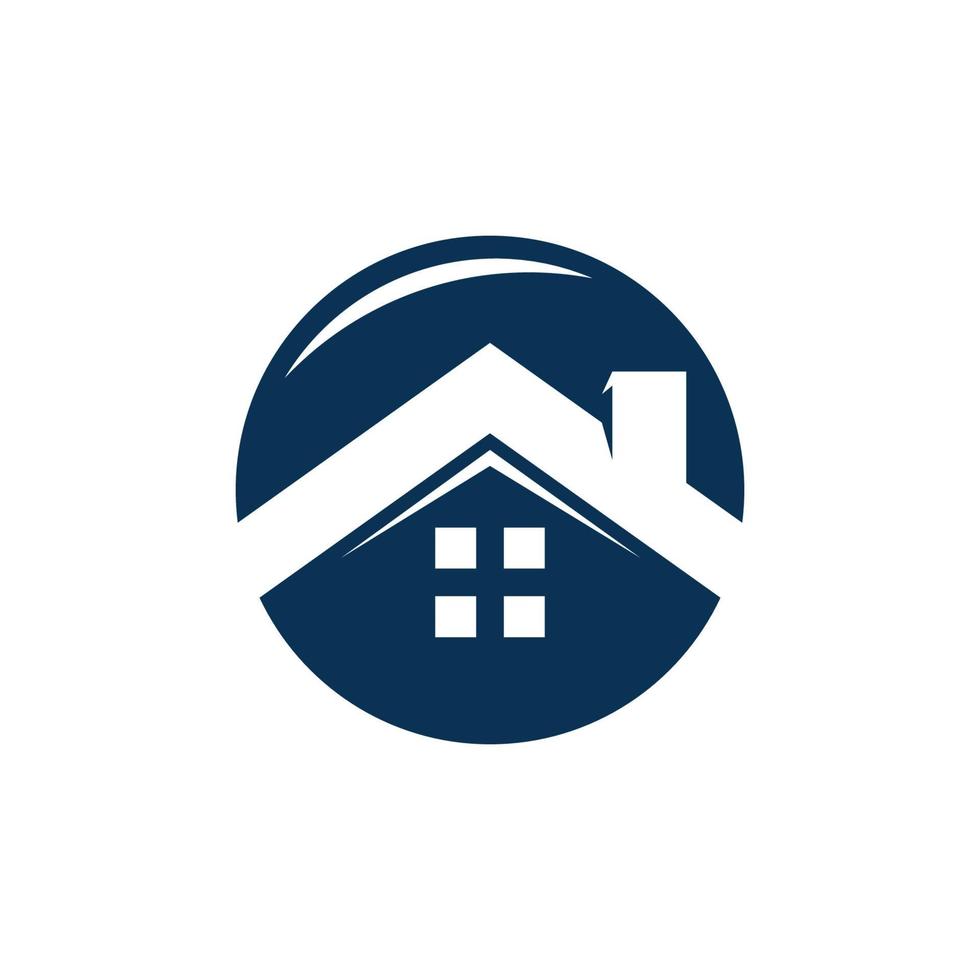 design de logotipo imobiliário, sinal da empresa. vetor de logotipo