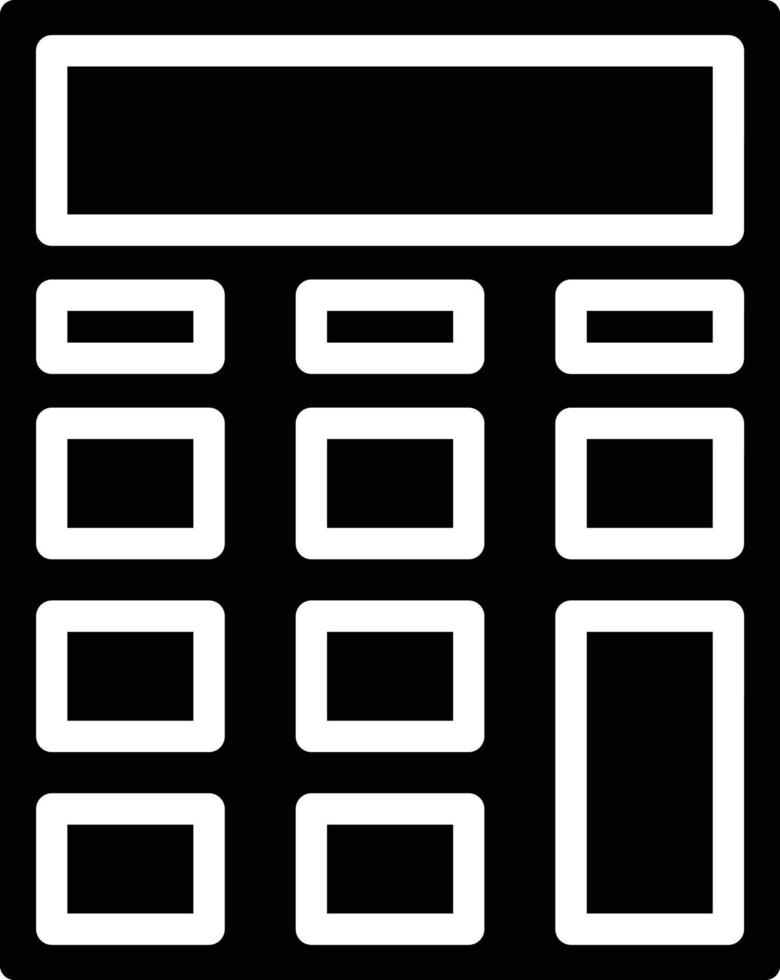 calculadora vetor ícone estilo