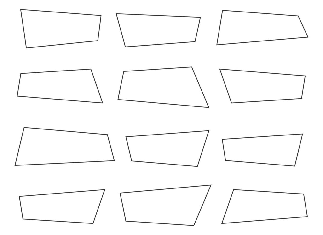 geométrico linha faixas dentro plano estilo vetor ilustração isolado em branco