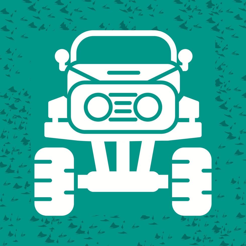 ícone de vetor de caminhão monstro
