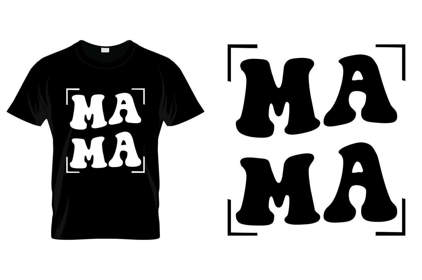 tipografia mãe camiseta Projeto vetor mãe dia citações