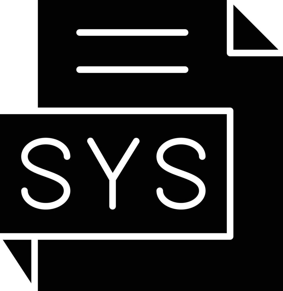 vetor Projeto sys ícone estilo