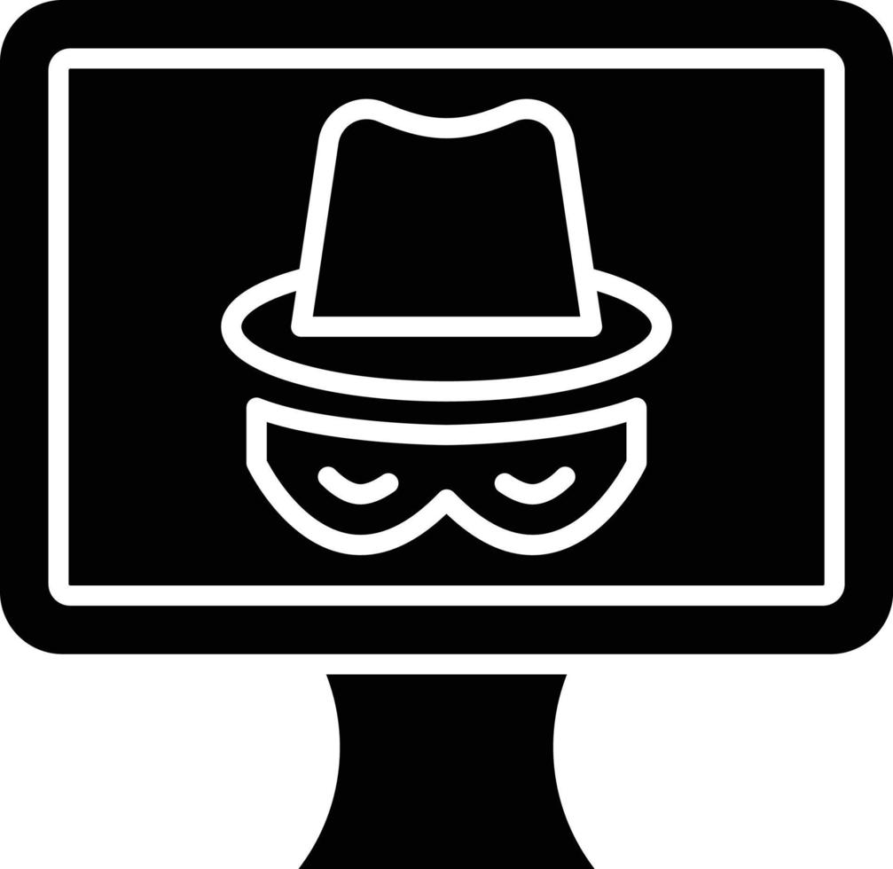 vetor Projeto spyware ícone estilo