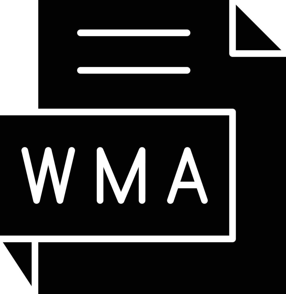 vetor Projeto wma ícone estilo