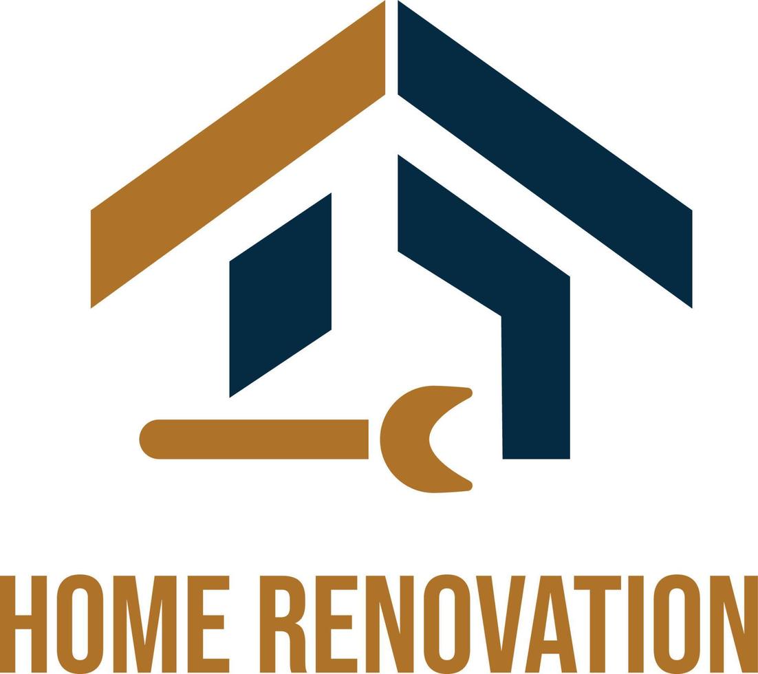 casa renovação logotipo vetor Arquivo