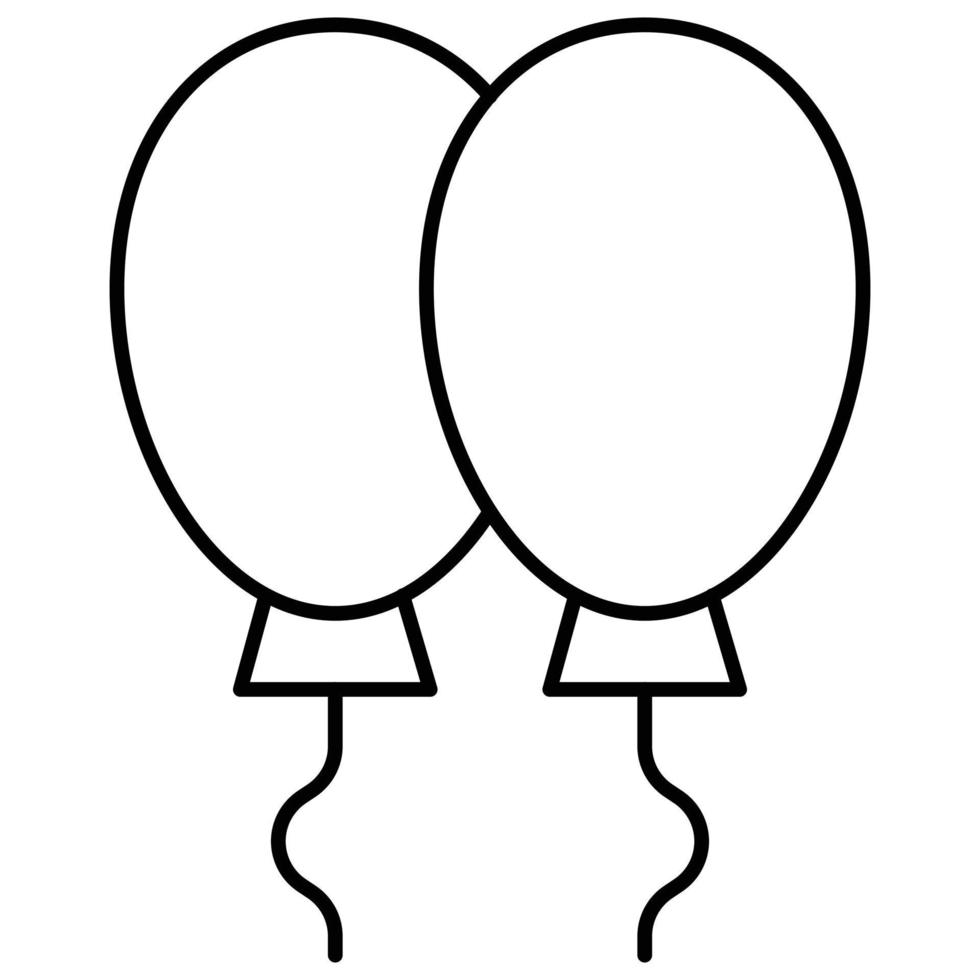 balões ícone para baixar vetor