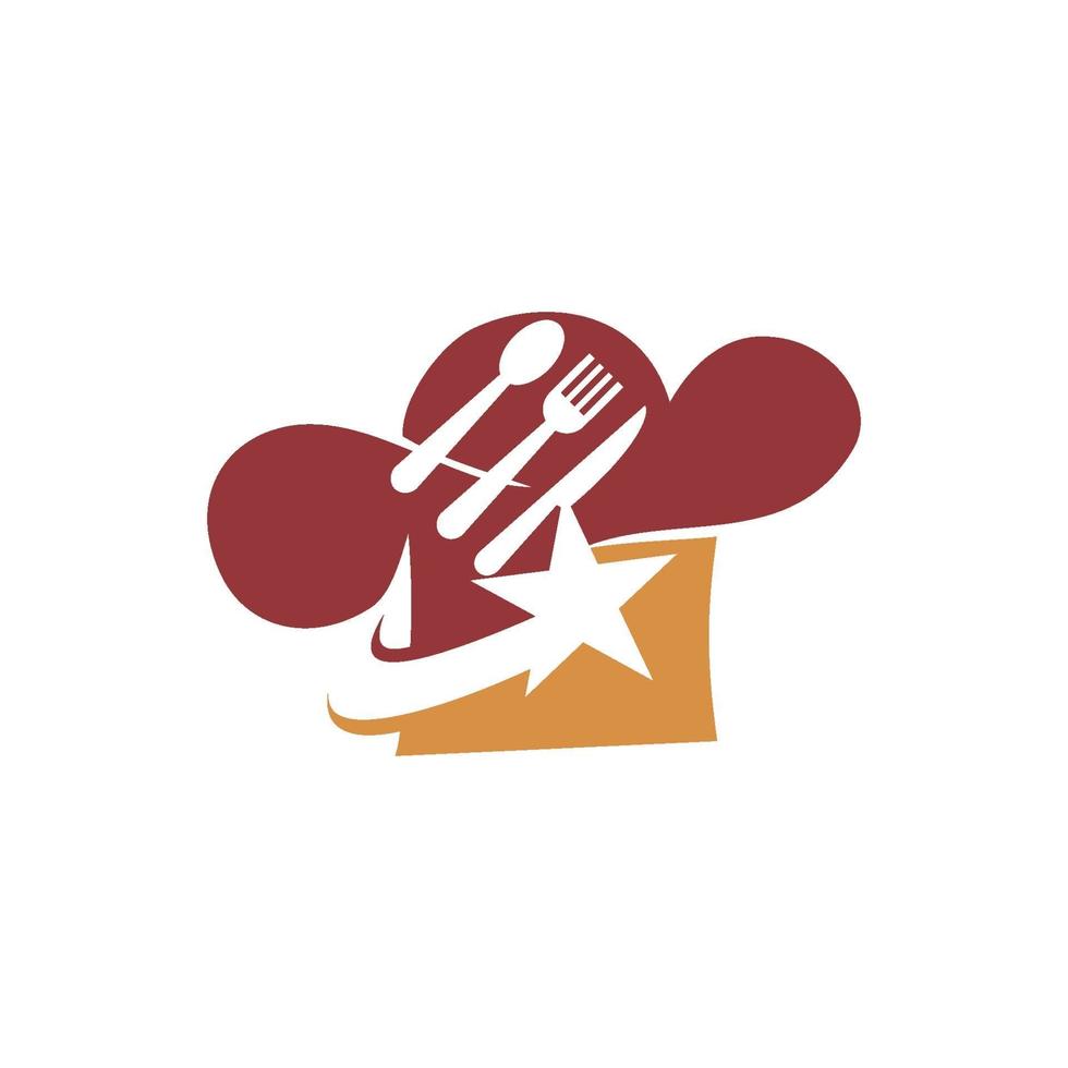 ícone de símbolo de modelo de logotipo abstrato de serviço de restaurante vetor