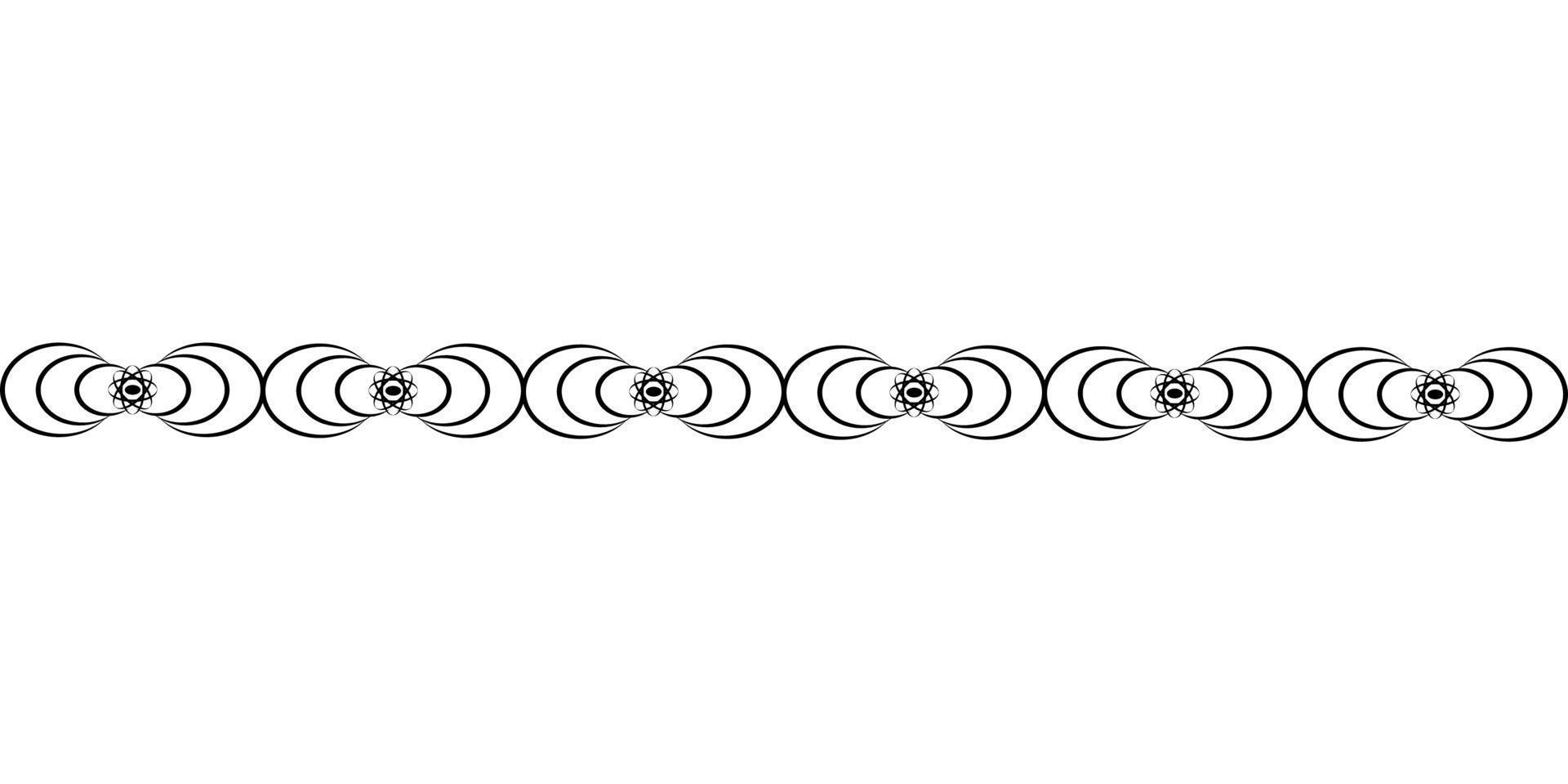 decorativo elementos, texto divisores, mão desenhado vetor ícone