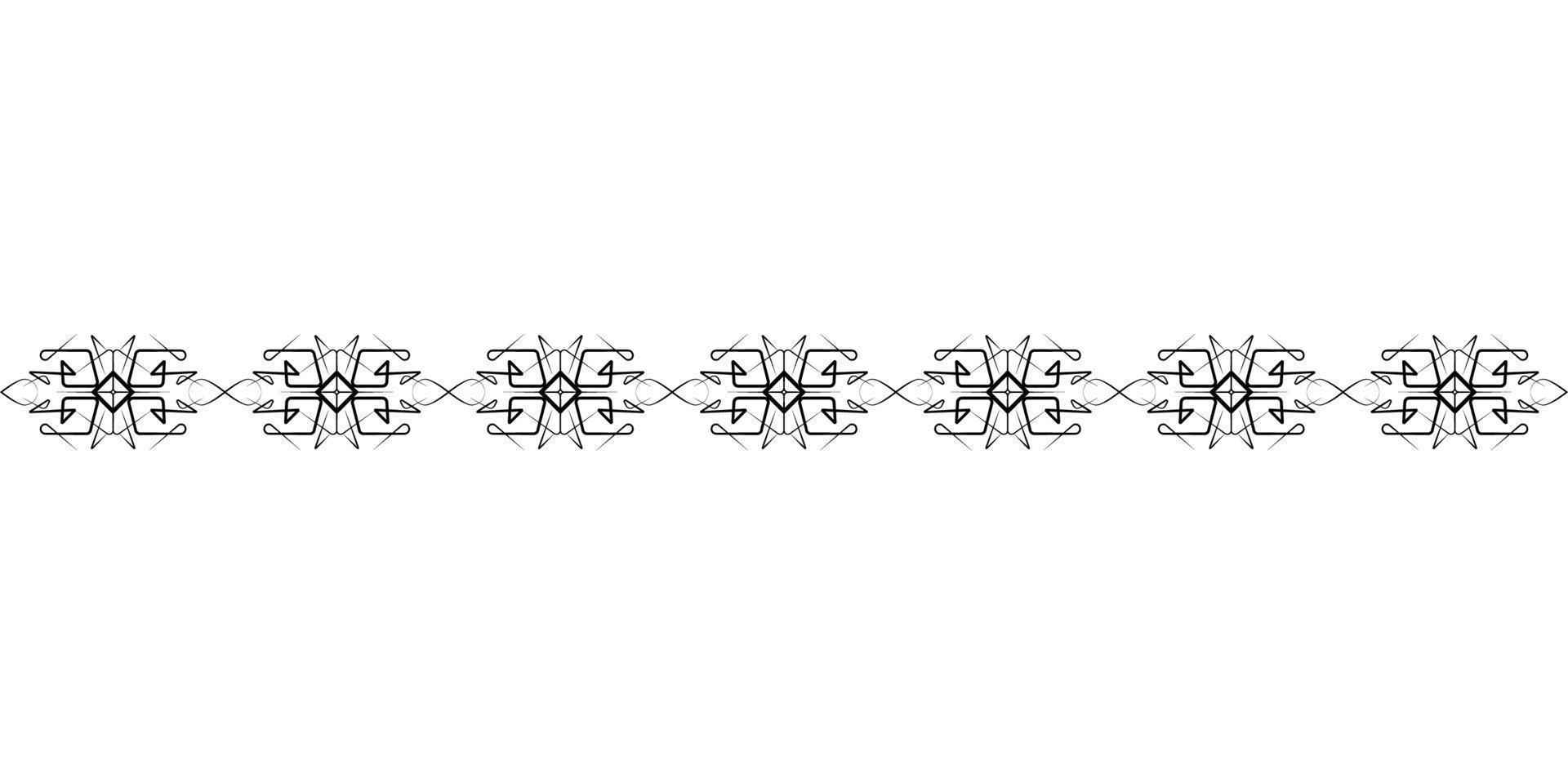 decorativo elementos, texto divisores, mão desenhado vetor ícone