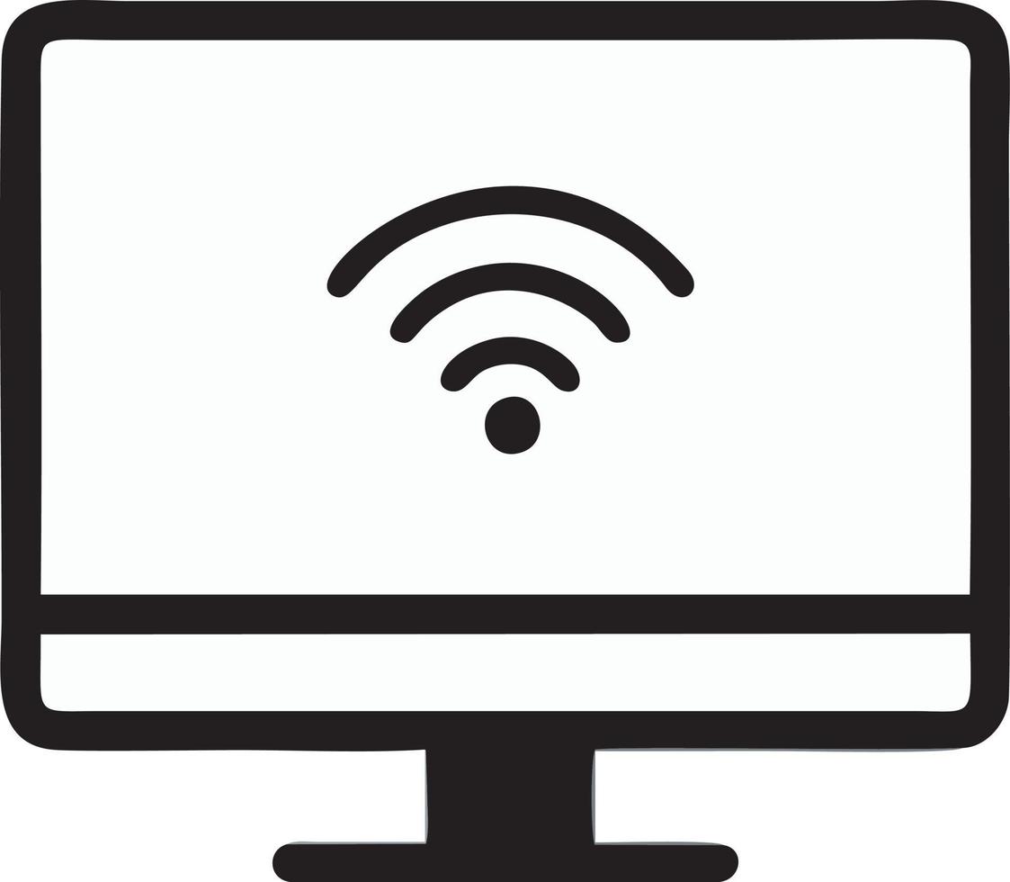 sinal comunicação em formação conexão sem fio ícone símbolo vetor imagem, ilustração do a rede Wi-fi dentro Preto imagem. eps 10