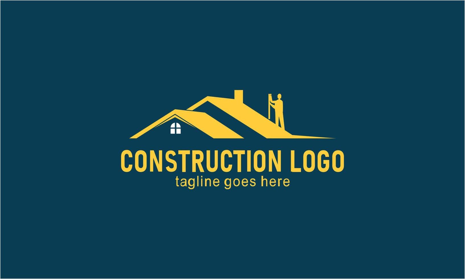 casa construção companhia logotipo vetor