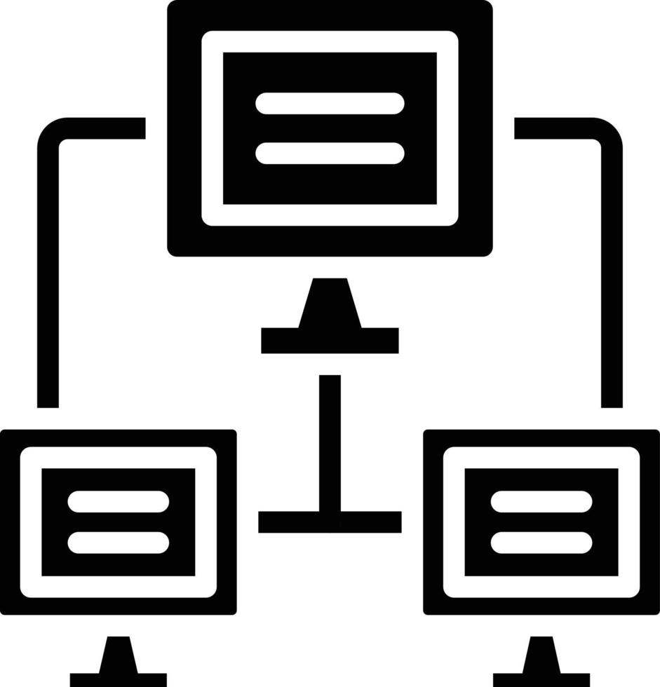 monitores vetor ícone estilo