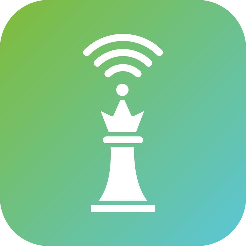 inteligente xadrez vetor ícone estilo