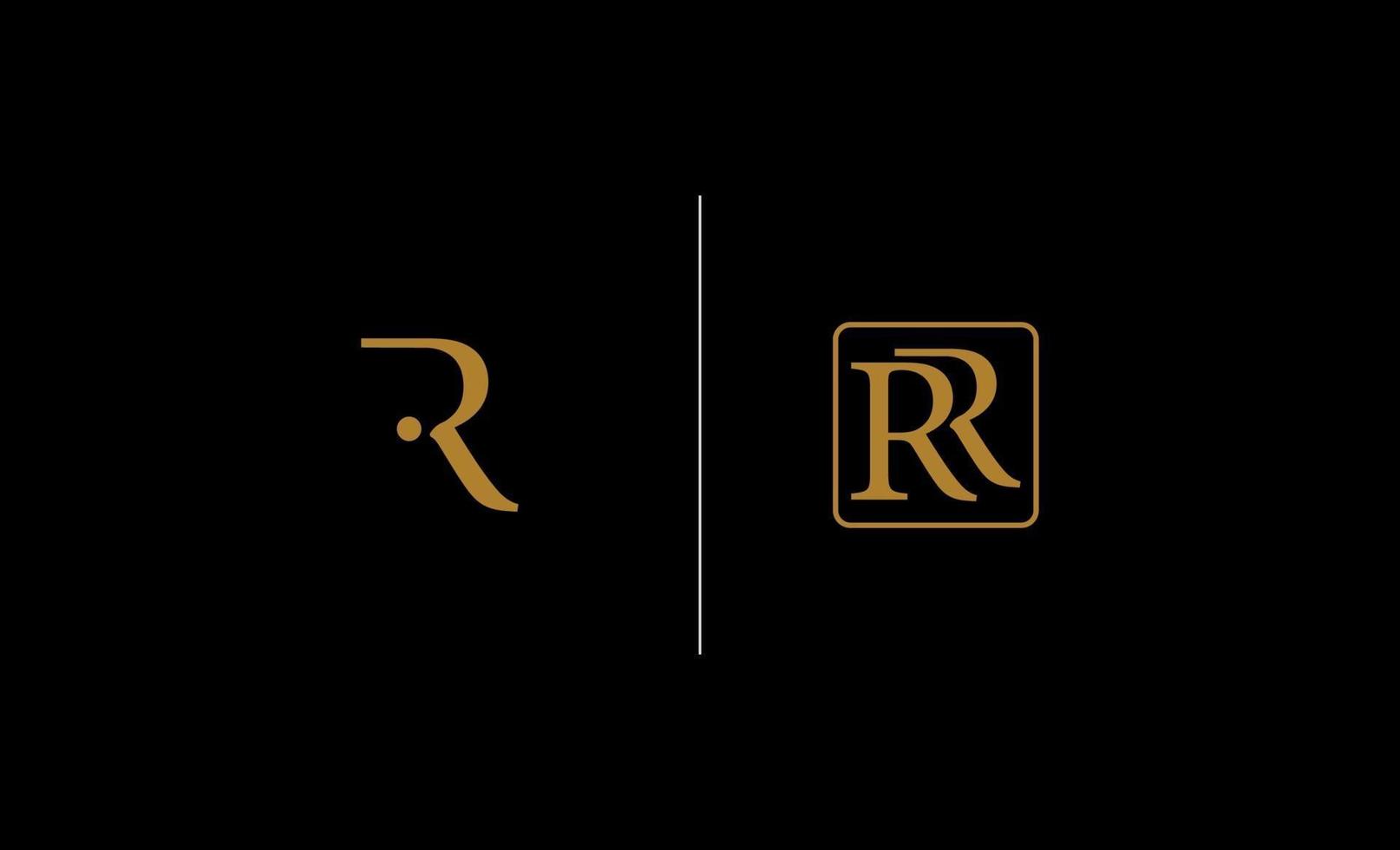 letra r vetor de design de logotipo de inspiração