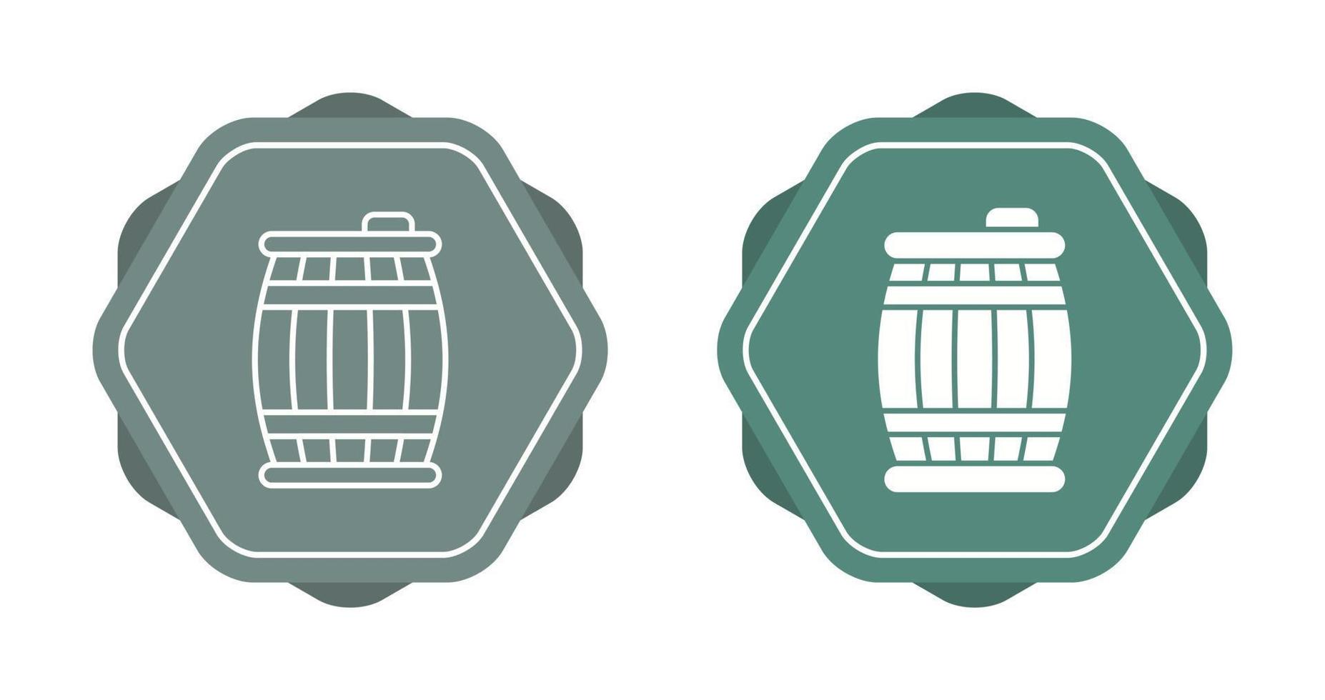 ícone de vetor de barril
