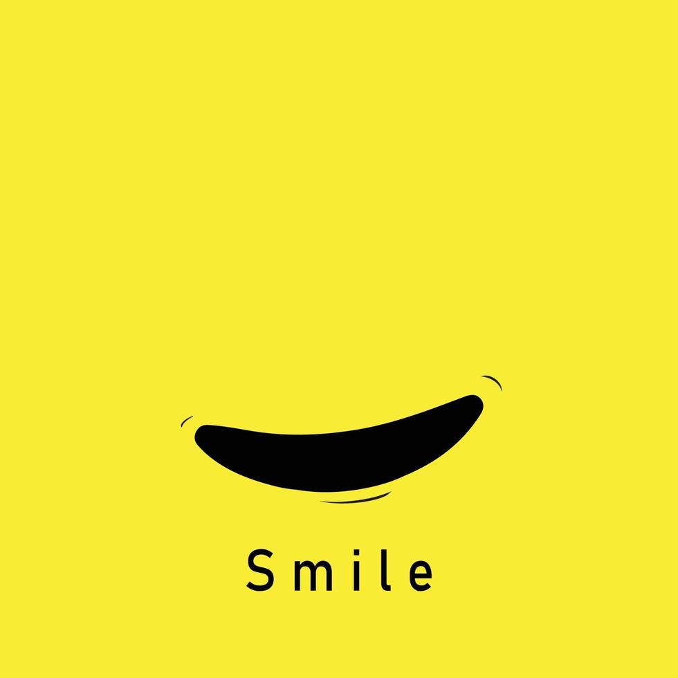 smile icon logo vector template design