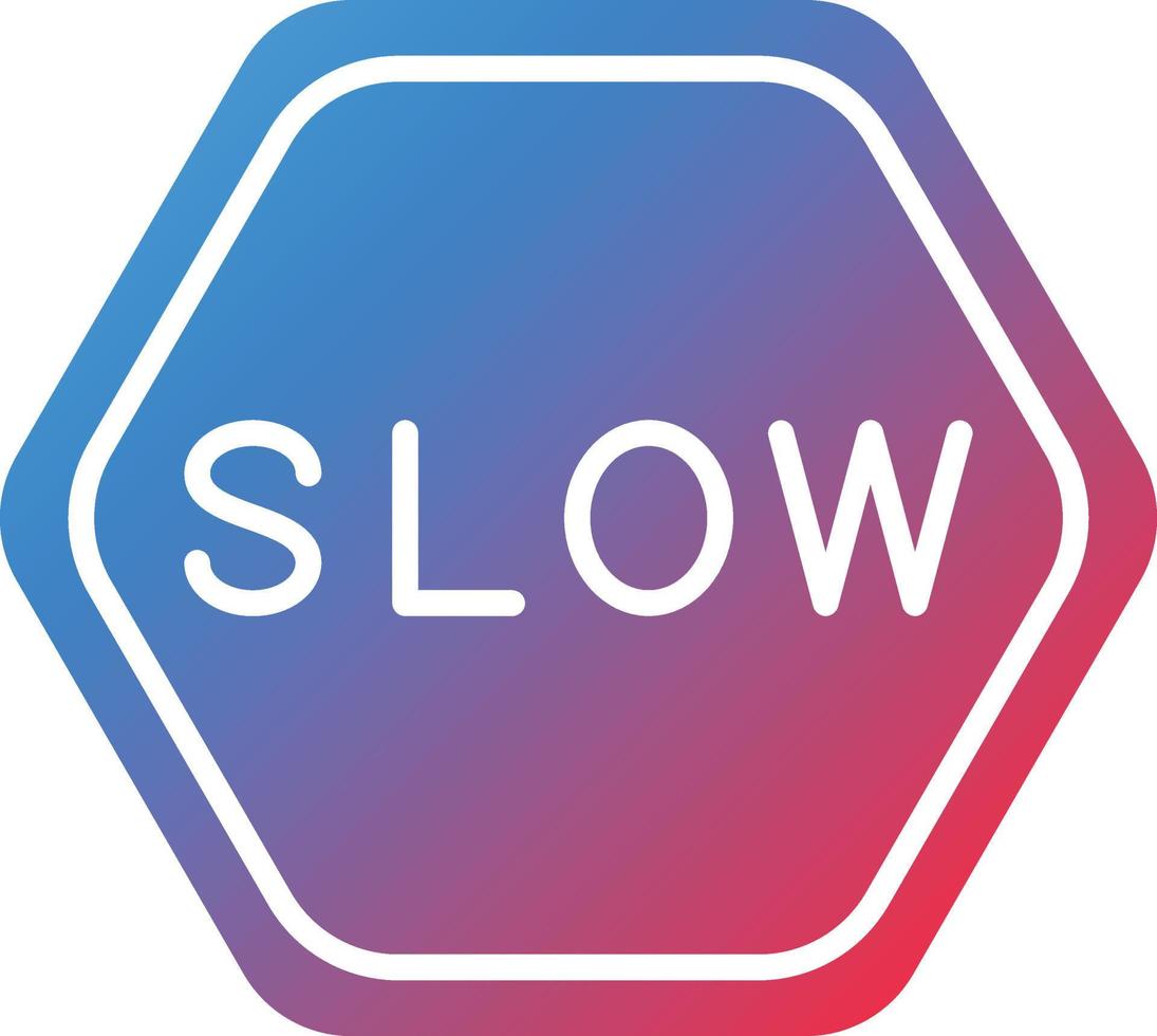 vetor Projeto lento ícone estilo