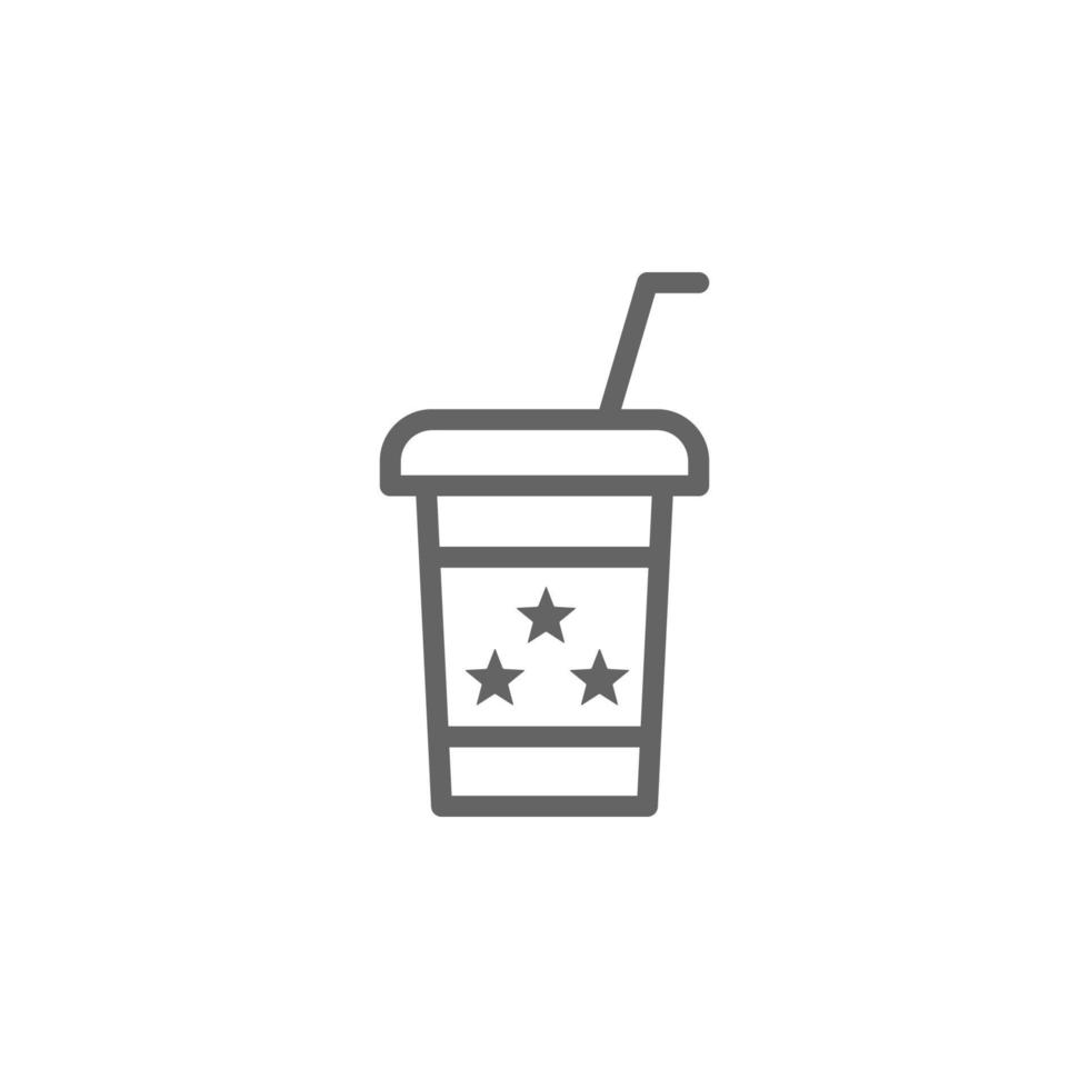 café, EUA vetor ícone