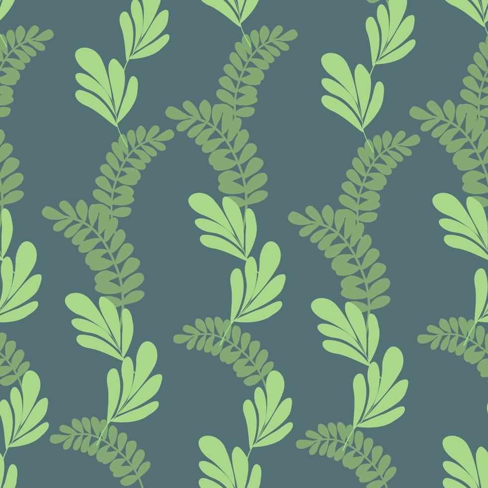 desatado fundo dentro natureza estilo verde. vintage padronizar. geométrico ornamento. elementos do folhas. vetor ilustração. usar para papel de parede, impressão embalagem papel, têxteis. vetor ilustração