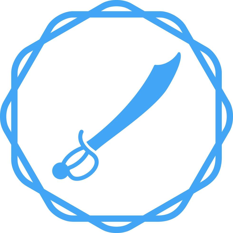 ícone de vetor de espada pirata