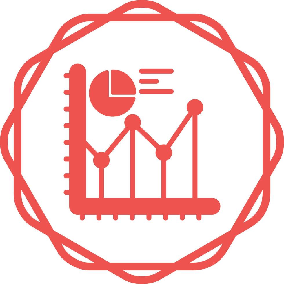 ícone de vetor de gráfico de barras