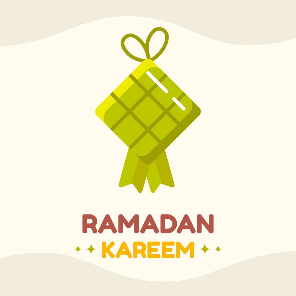 Ramadã ied jejum mesquita islâmico ketupat islamismo Mubarak idul fitri celebração vetor