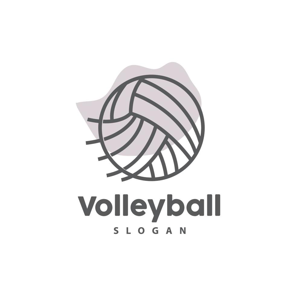 voleibol logotipo, esporte simples projeto, mundo Esportes torneio vetor, ilustração símbolo ícone vetor