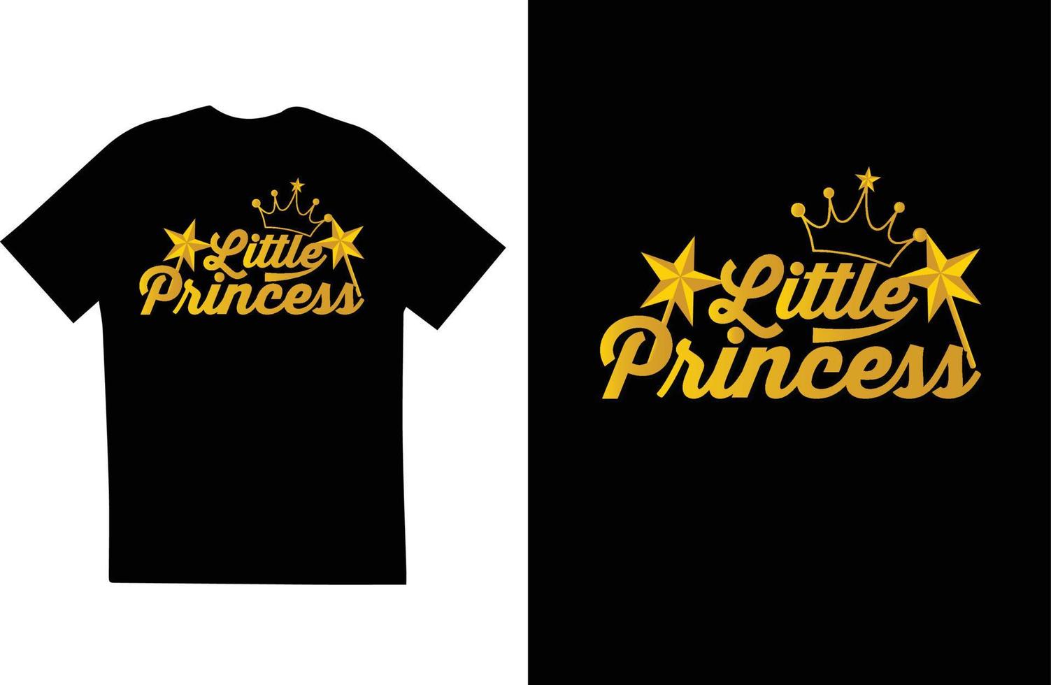 Princesa t camisa Projeto vetor ilustração