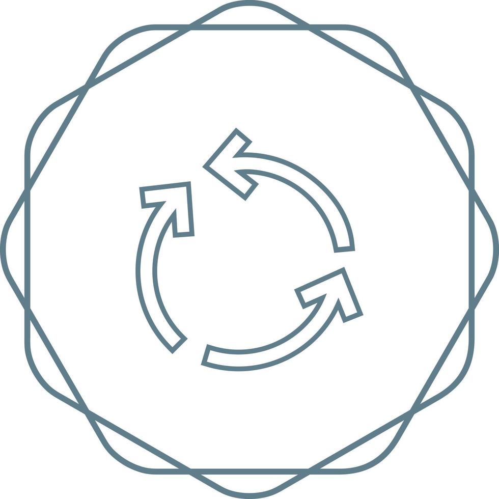 ícone de vetor de seta de ciclo