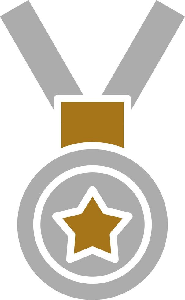 medalha vetor ícone estilo