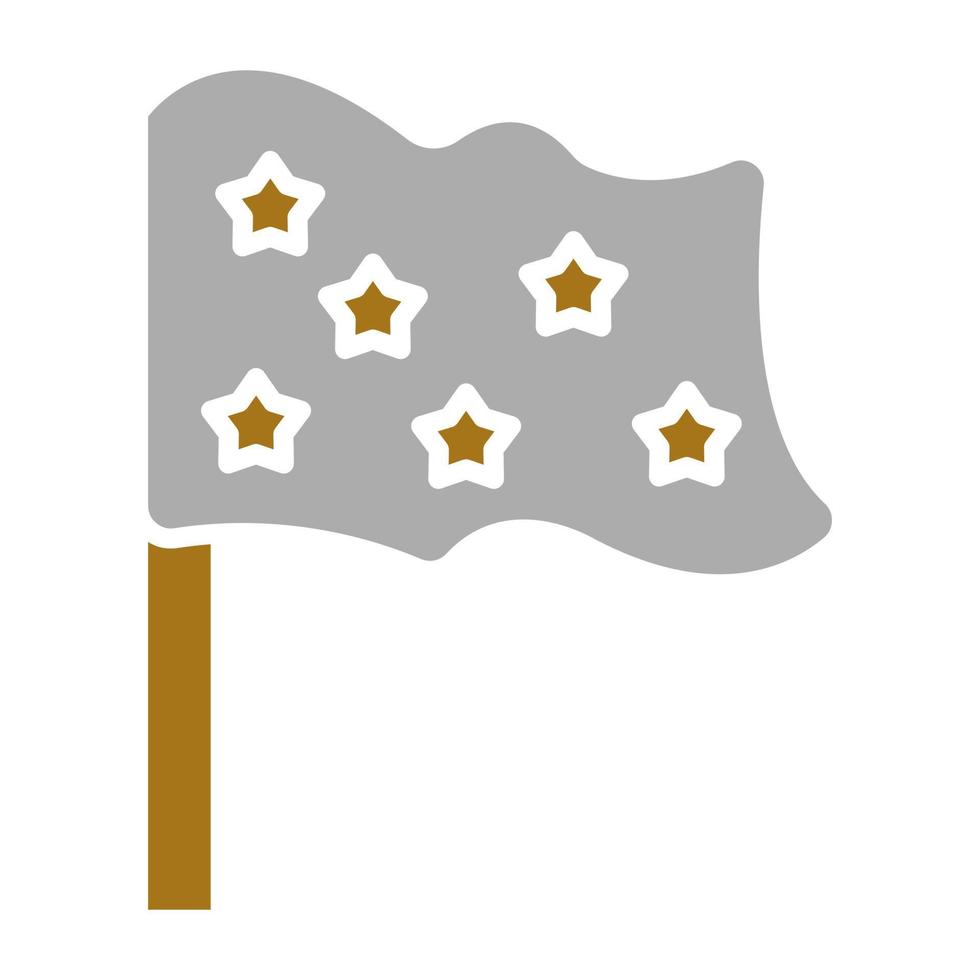 castelo bandeira vetor ícone estilo