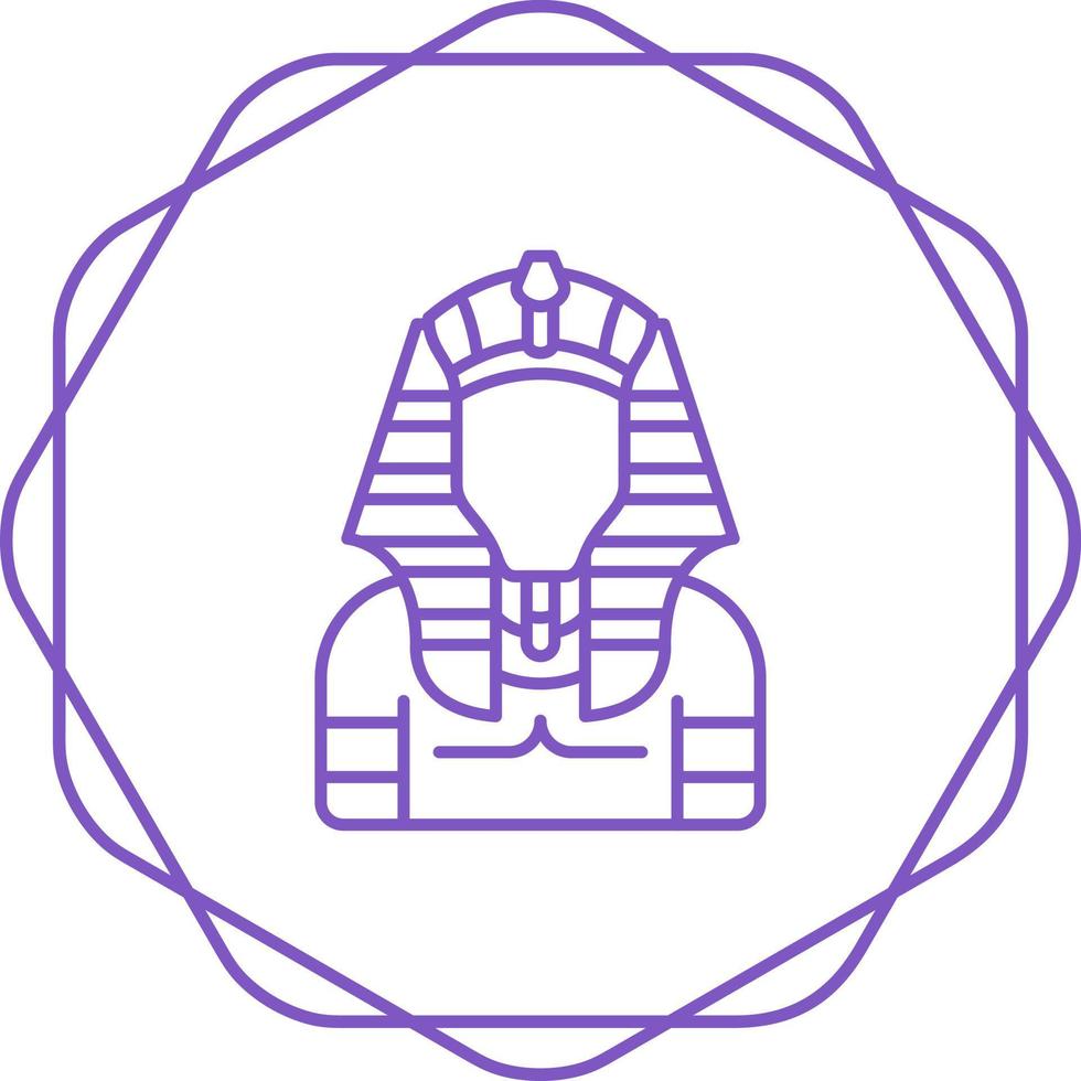 ícone de vetor de faraó