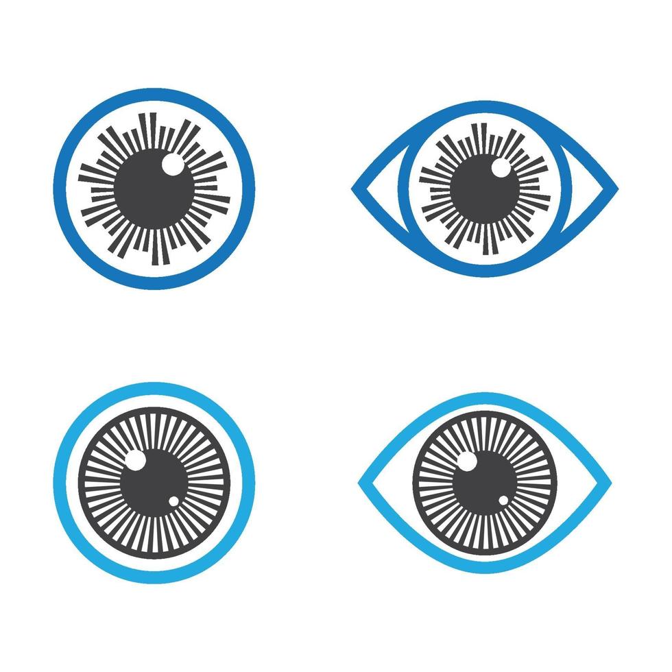 imagens de logotipo de cuidados com os olhos vetor