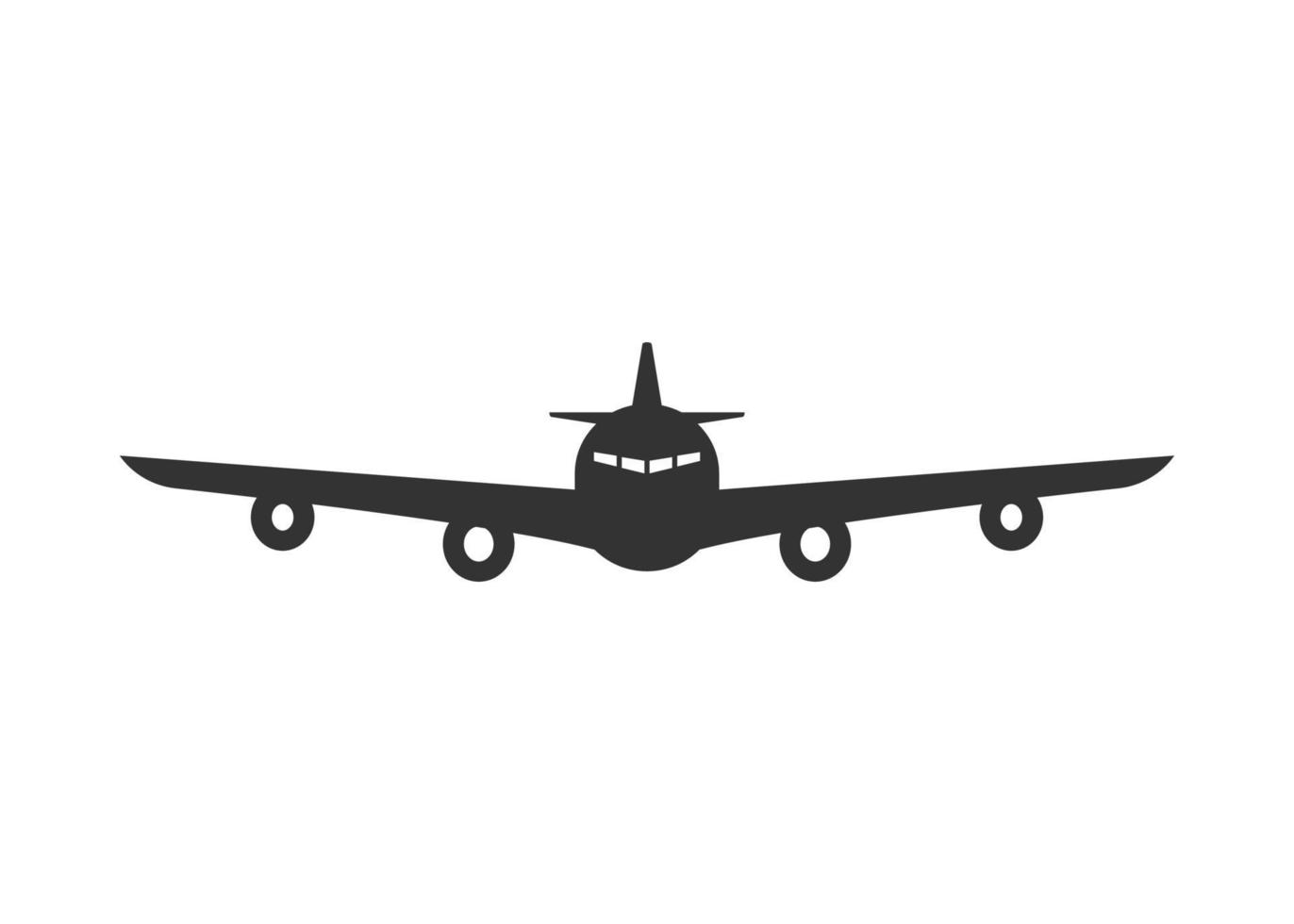 avião logotipo ícone Projeto modelo isolado vetor