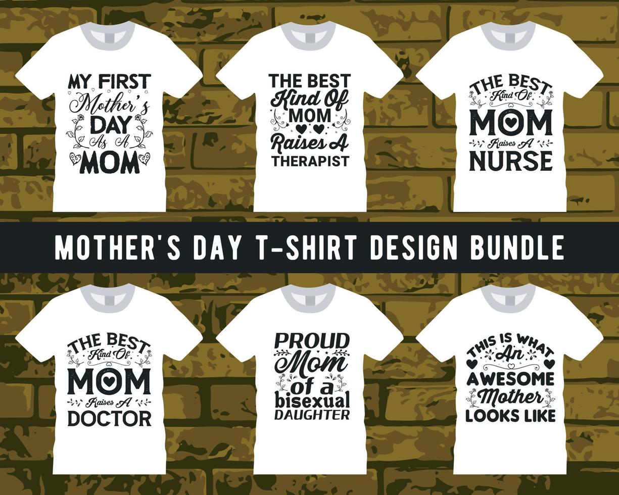 mãe dia camiseta pacote, feliz mães dia camiseta definir, mãe dia elemento vetor, letras mãe t camisa, vetor